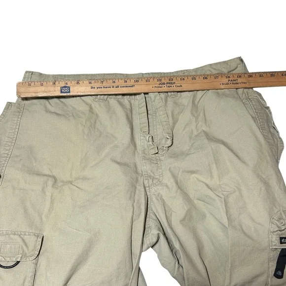Nike ACG Vintage Cargo Pants Tan Ripstop Utility Mens XL All Conditions Gear - Picture 3 of 10